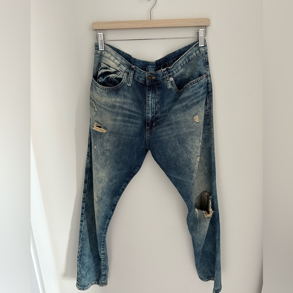 Ralph Lauren Denim and supply distressed baggy boyfriend jeans size 29